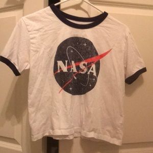 Forever 21 NASA Cropped T-Shirt